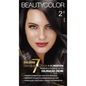 Tinta De Cabelo Cor 2.0 Preto 50g Beauty Kit