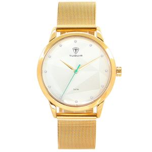 Relógio Feminino Tuguir Analógico TG150 Dourado e Prata