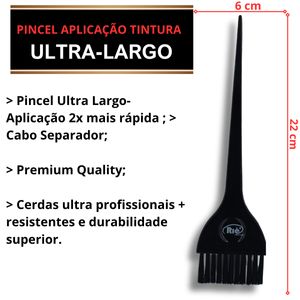 PINCEL APLICAÇÃO TINTURA ULTRA LARGO  RIE SALON PRO