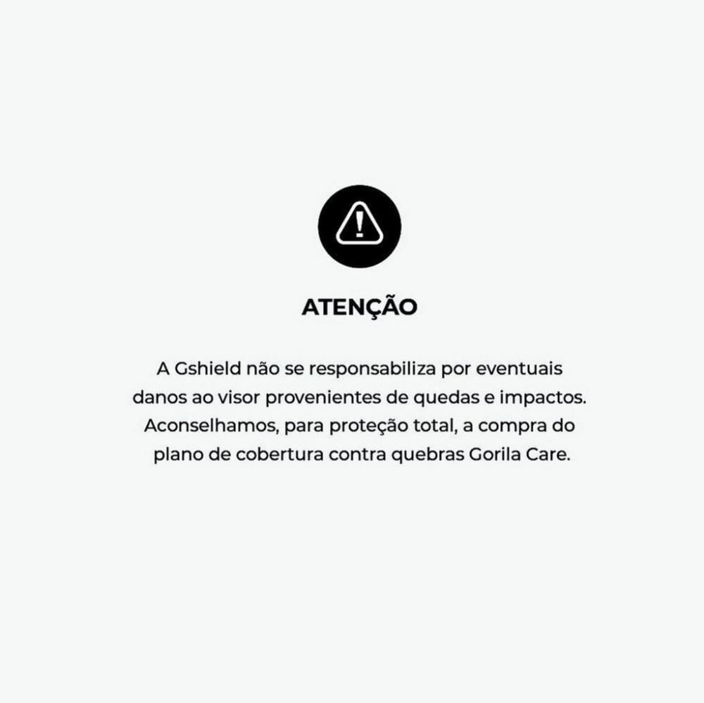Película Defender Glass para Motorola Moto G8 Power Lite - Preta - Gshield