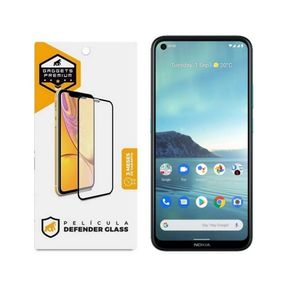 Película Defender Glass para Nokia 3.4 - Preta - Gshield