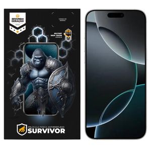 Película para iPhone 16 Pro com Aplicador - Survivor Fosca - Gshield