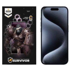 Película para iPhone 15 Pro Max com Aplicador - Survivor Privacidade - Gshield