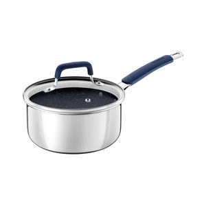 Panela Tramontina Romagna Aço Inox Cerâmico Black Stone 16 cm 1,5 L