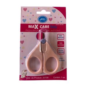 HILLS Beauty Tesoura Infantil  Max Care Kids Cor Rosa 20709