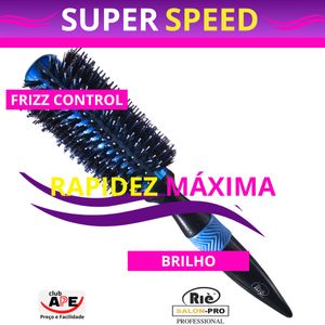 ESCOVA SUPER SPEED CORES VARIADAS 47 MM RIE SALON PRO