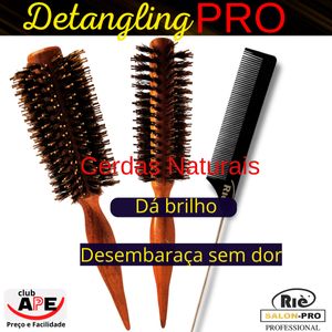 KIT 2 ESC PROF  DETANGLING 47,57 MM + PENTE RIE SALON PRO