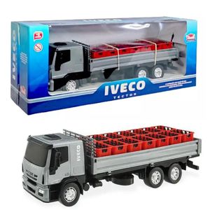 Caminhão Iveco Tector Dropside Cinza Usual 341