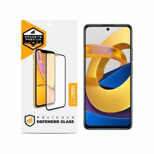 Película Defender Glass para Xiaomi Poco M4 Pro 5G - Preta - Gshield