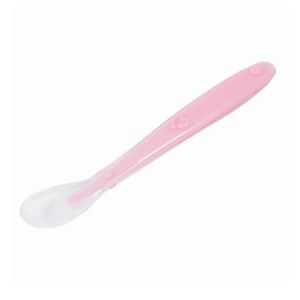 Colher De Silicone Baby Rosa Buba 6141