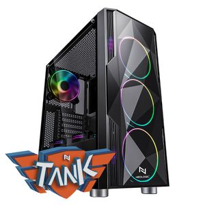 Pc Gamer Tank NLI83152 Intel i5 10400F 8GB (RTX 3060 12GB) HD 1TB + SSD 240GB 600W