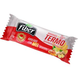 Bananada Termo Adoçado Com Mel Fiber 22G