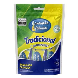 Bananada Cremosa Tradicional Bananinha Palmital 156G