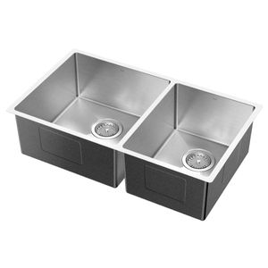 Cuba Dupla Docol Bistrô 76x44 cm Aço Inox Escovado