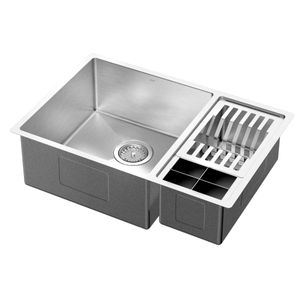 Cuba com Canal Equipado Docol Bistrô 66x44 cm em Aço Inox Escovado