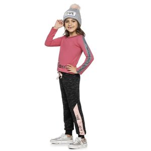 Conjunto Infantil Longo Menina Blusa E Calça Maju Elian