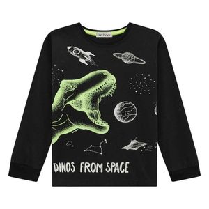 Camiseta Infantil Menino Dino From Space Luc.Boo