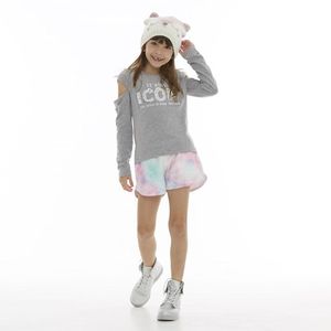 Blusa Infantil Manga Longa Com Lantejoulas Pega Mania