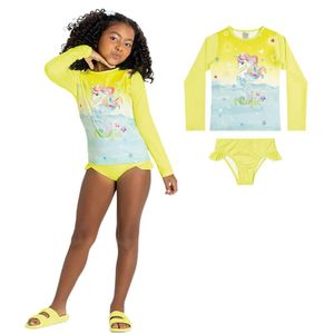 Biquíni Infantil Blusa Longa Magic Proteção Uv50+ BG