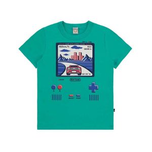 Camiseta Infantil Menino Meia Malha Game With Stereo Sound-4