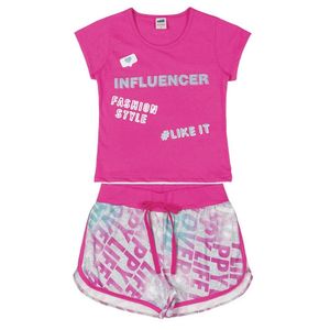 Conjunto Infantil Menina Influencer Fashion Style Rosa