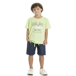 Conjunto Infantil Menino Camiseta Bermuda Summer TMX