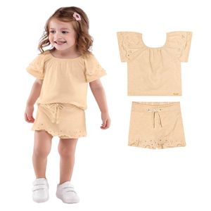 Conjunto Infantil Menina Princesa Flamê Colorittá