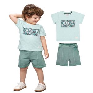 Conjunto Infantil Menino Camiseta Bermuda VD Colorittá