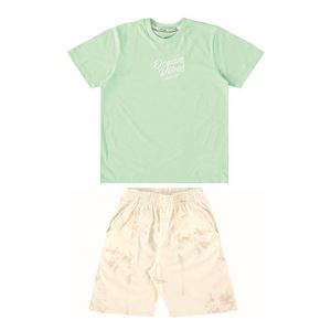 CONJUNTO MENINO CAMISETA BERMUDA OCEAN VIBES IOLUIG!