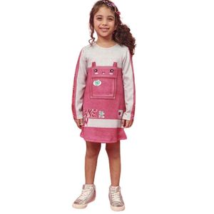 Vestido Infantil Menina Make Fun Em Fly Tech Kukiê