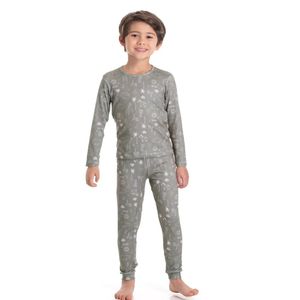 Pijama Infantil Modal Safari Verde Dadomile