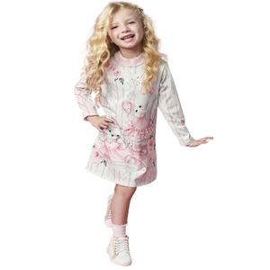 Vestido Infantil Menina Ursinha Bailarina ThermoSkin Kukiê