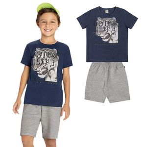 Conjunto Menino Tigre No Safari Boca Grande