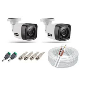 Kit 2 Câmera Segurança Infravermelho hd + Cabo + conectores