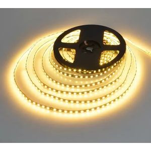 Fita Led Branco Quente 5050 12v Rolo 5 Metros Ip65