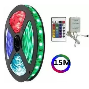 Fita De Led Rgb 5050 15 Metros Para Decoração s/ fonte