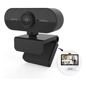 Full Hd 1080 Webcam Usb Mini Câmera De Visão 360º Microfone