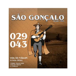 Corda São Gonçalo P/ Violão Náilon Preto 29/43 - EC0443