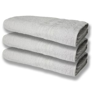 3 Toalhas Super Felpudas Grande e Grossa Algodão 80x150 Branco