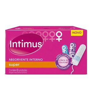 Absorvente Interno Super 8 Unidades Intimus