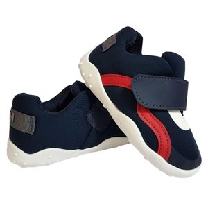 Tênis Infantil Menino Bibi Fisioflex 4.0 Tecido Azul Naval