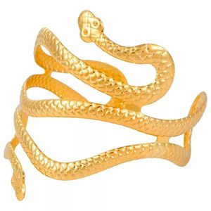 Bracelete Cleópatra Cobra – Acessório Egípcio Dourado