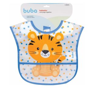 Babador com Bolso Tigrinho Buba 13234