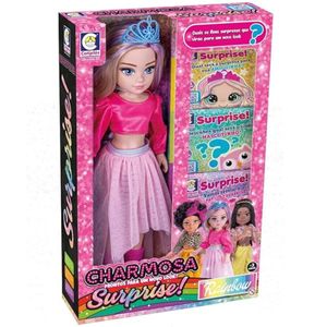 Boneca Charmosa Surprise Loira Cotiplas 2663