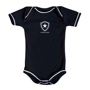 Body Botafogo Oficial Preto - Torcida Baby