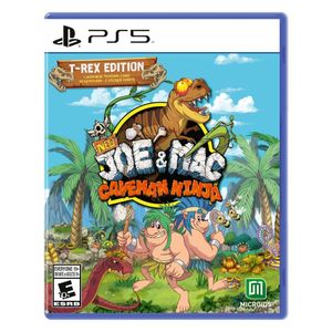 New Joe and Mac Caveman Ninja T-Rex Edition - PS5