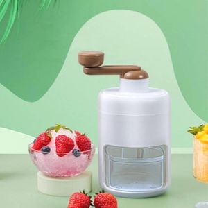 Triturador de Gelo Lançamento Versátil para Smoothies Coquetéis e Bebidas com Manivela Decoração de Pratos e Sobremesas