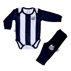 Conjunto Bebê Santos Body e Calça Oficial