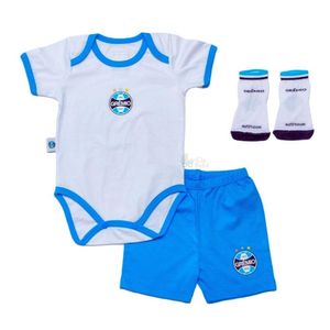 Kit Conjunto Grêmio Body Shorts e Meia Oficial