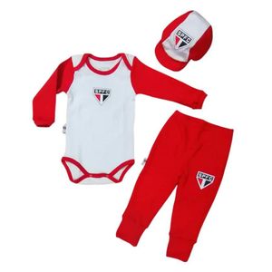 Kit Conjunto São Paulo Body Calça e Boné Oficial